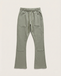 2Y Premium - Riveted Panel Flared Sweatpants – Dusty Olive