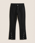 Balenciaga - Snap-Hem Panelled Flared Jeans | Jet Black