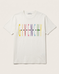 Givenchy - Rainbow Motif Heart Logo T-Shirt - Off-White