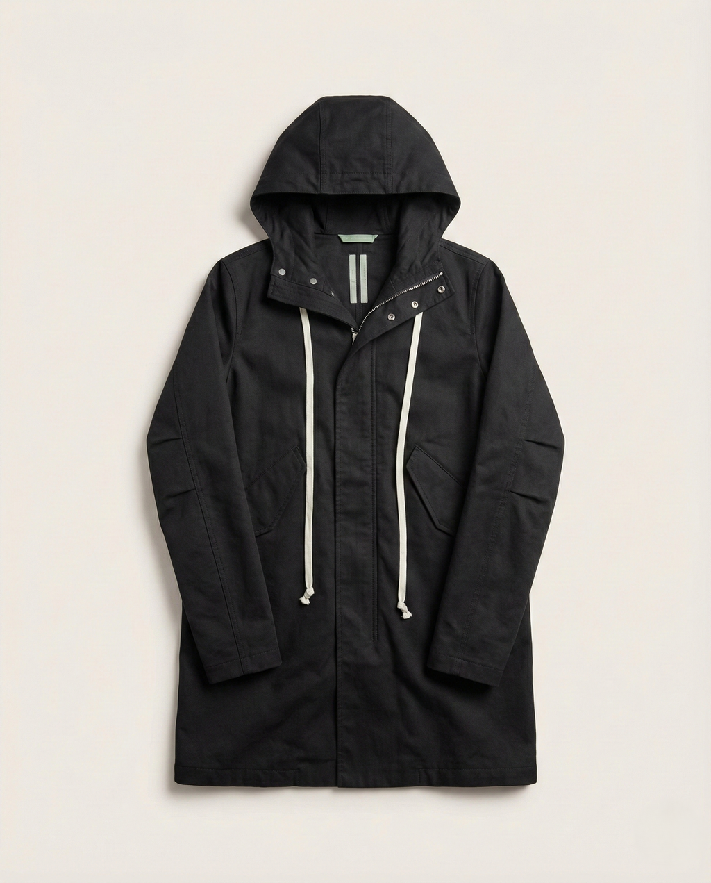 Rick Owens - Iconic Longline Parka – Waxed Tech Nylon