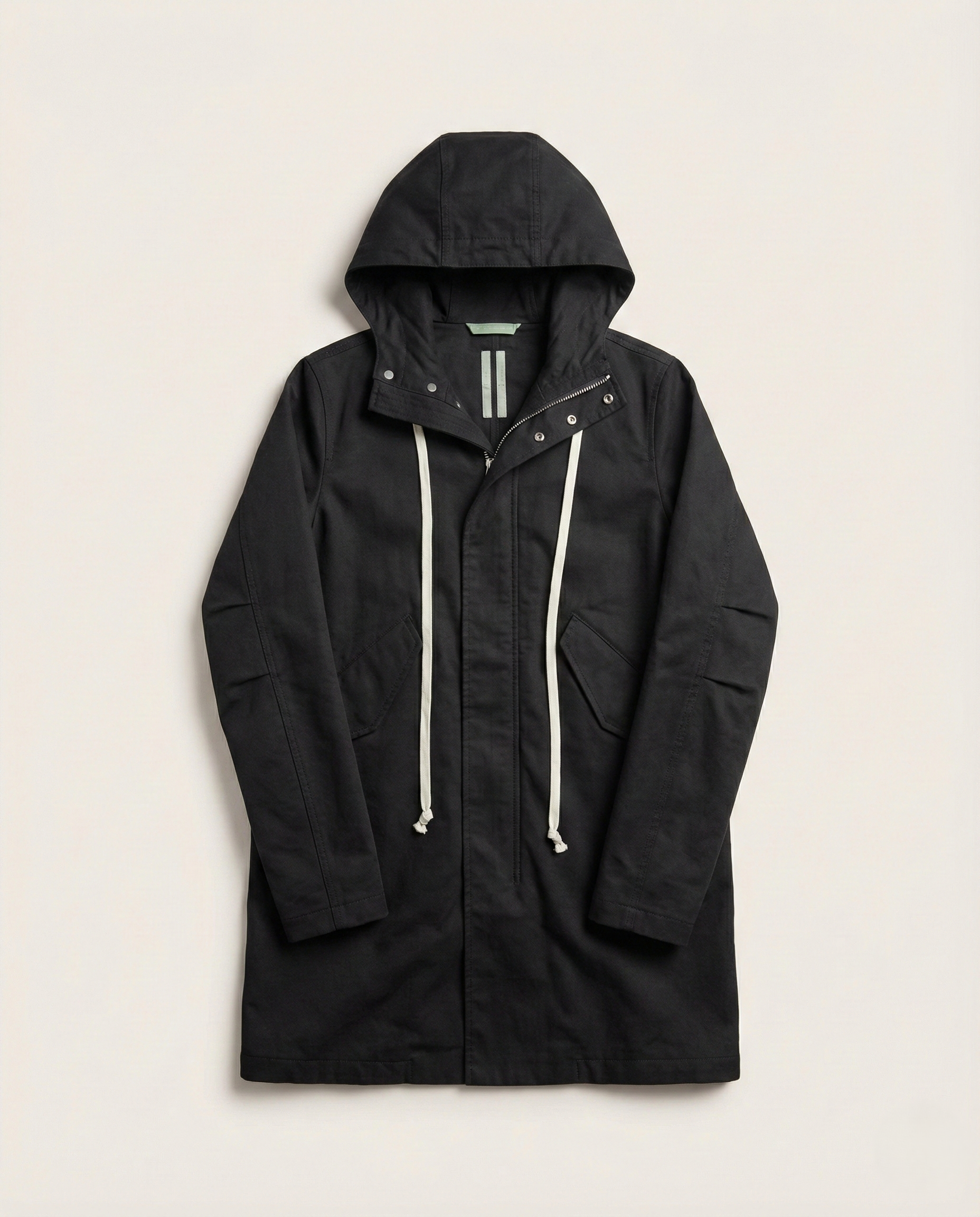 Rick Owens - Iconic Longline Parka – Waxed Tech Nylon