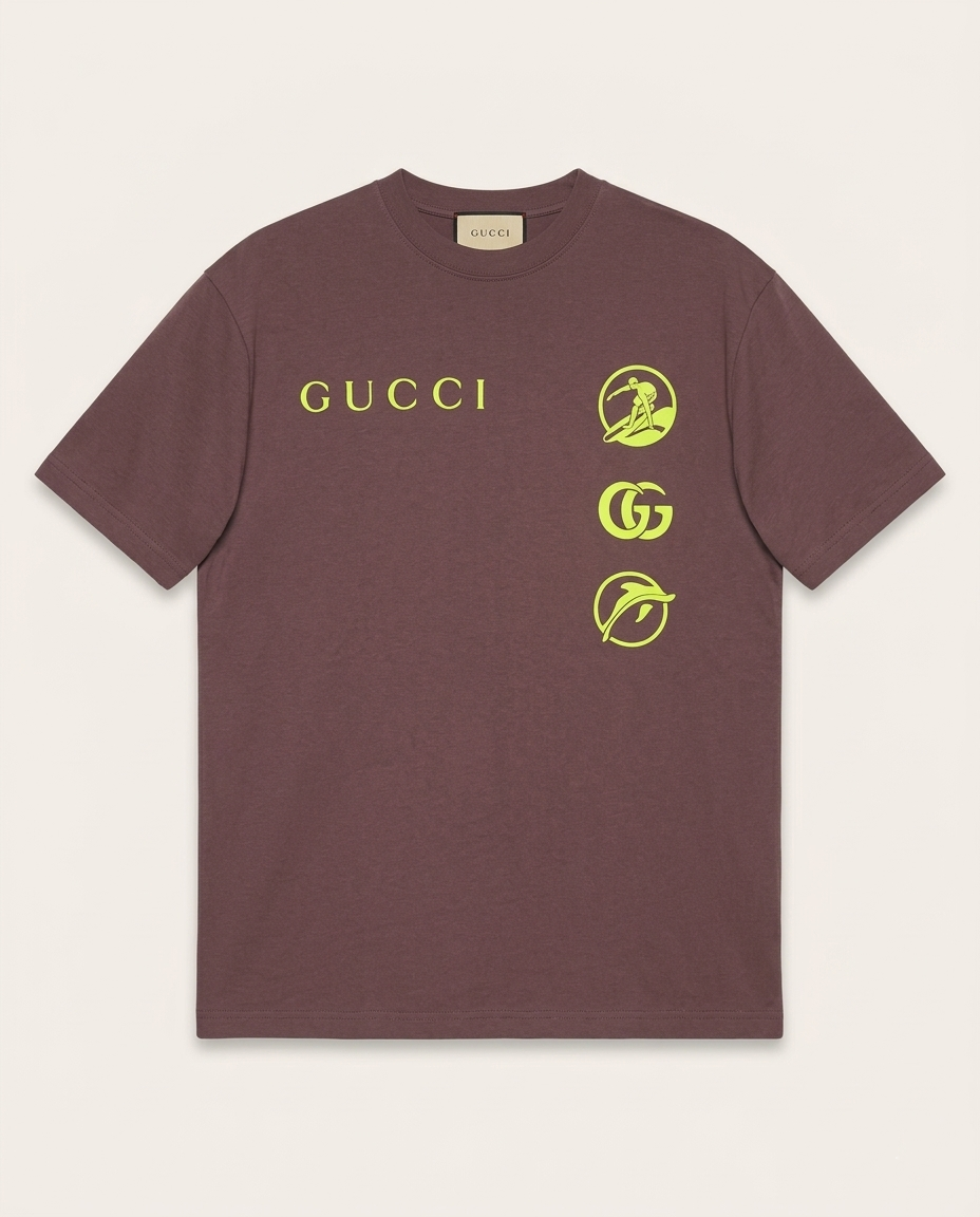 Gucci - Surfer Motif Graphic T-Shirt