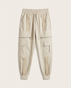 2Y PREMIUM - Tactical Strap Cargo Joggers - Beige