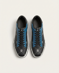 Berluti Signature Crest Canvas & Leather Sneakers - Black/Blue