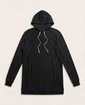 Rick Owens - DRKSHDW Elongated Pullover Hoodie with Signature Milk Drawstrings - Black