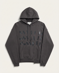 Maison Margiela - Deconstructed 'Tape Print' Hoodie - Anthracite