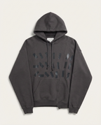 Maison Margiela - Deconstructed 'Tape Print' Hoodie - Anthracite