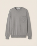Loewe - Anagram Embroidered Pocket Sweatshirt - Grey