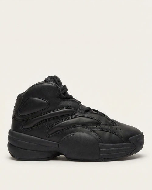 Alexander Wang Black Leather High-Top Sneakers