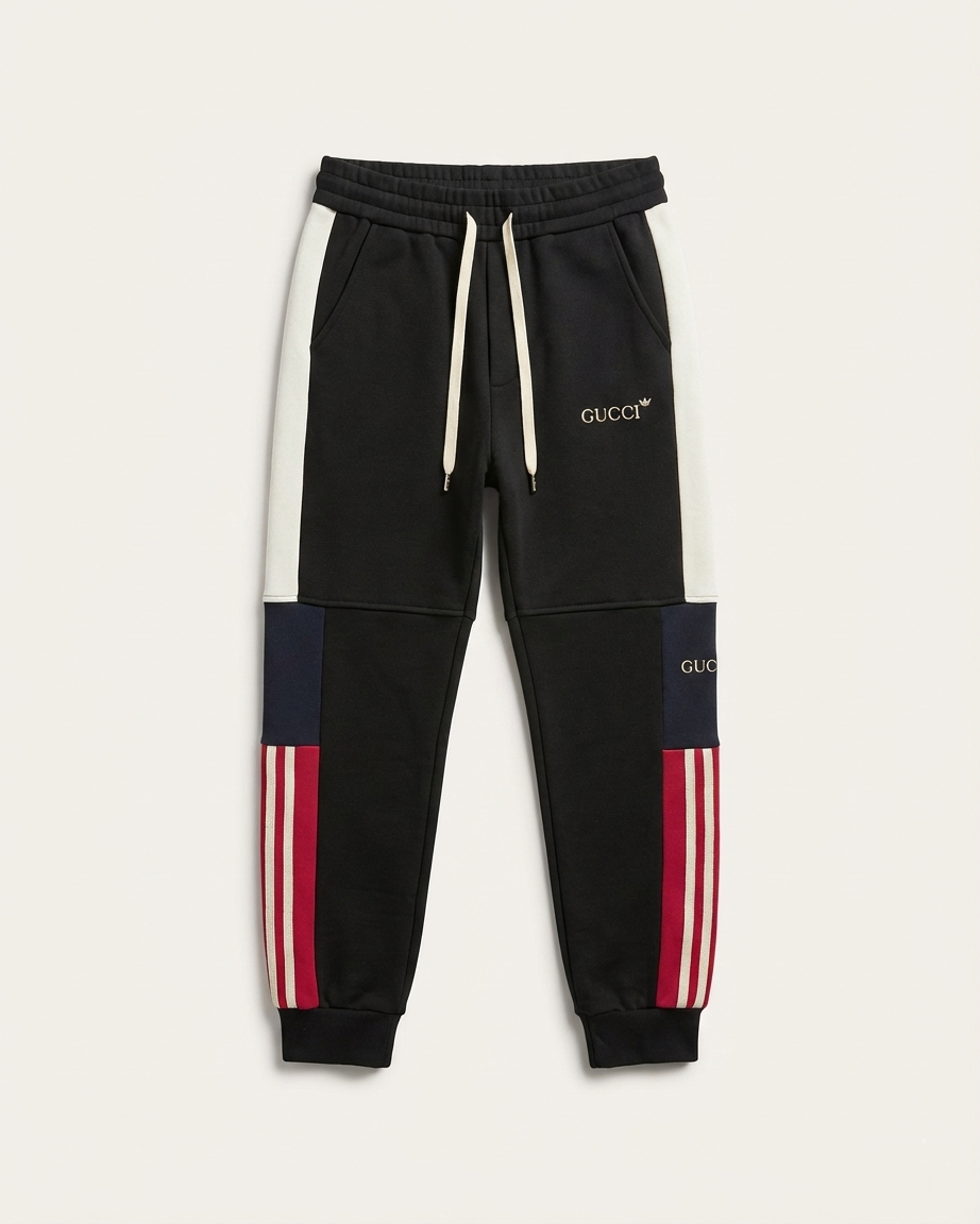 Gucci - Gucci x Adidas Stripe Detail Sweatpants