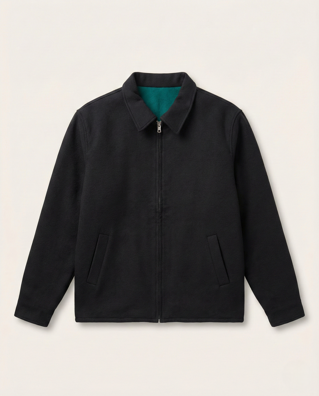 Gucci - Reversible Wool Blouson Jacket - Black / Emerald Green