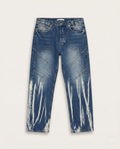 2Y Premium - Abstract Bleach Panel Jeans – Vintage Indigo