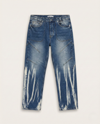 2Y Premium - Abstract Bleach Panel Jeans – Vintage Indigo