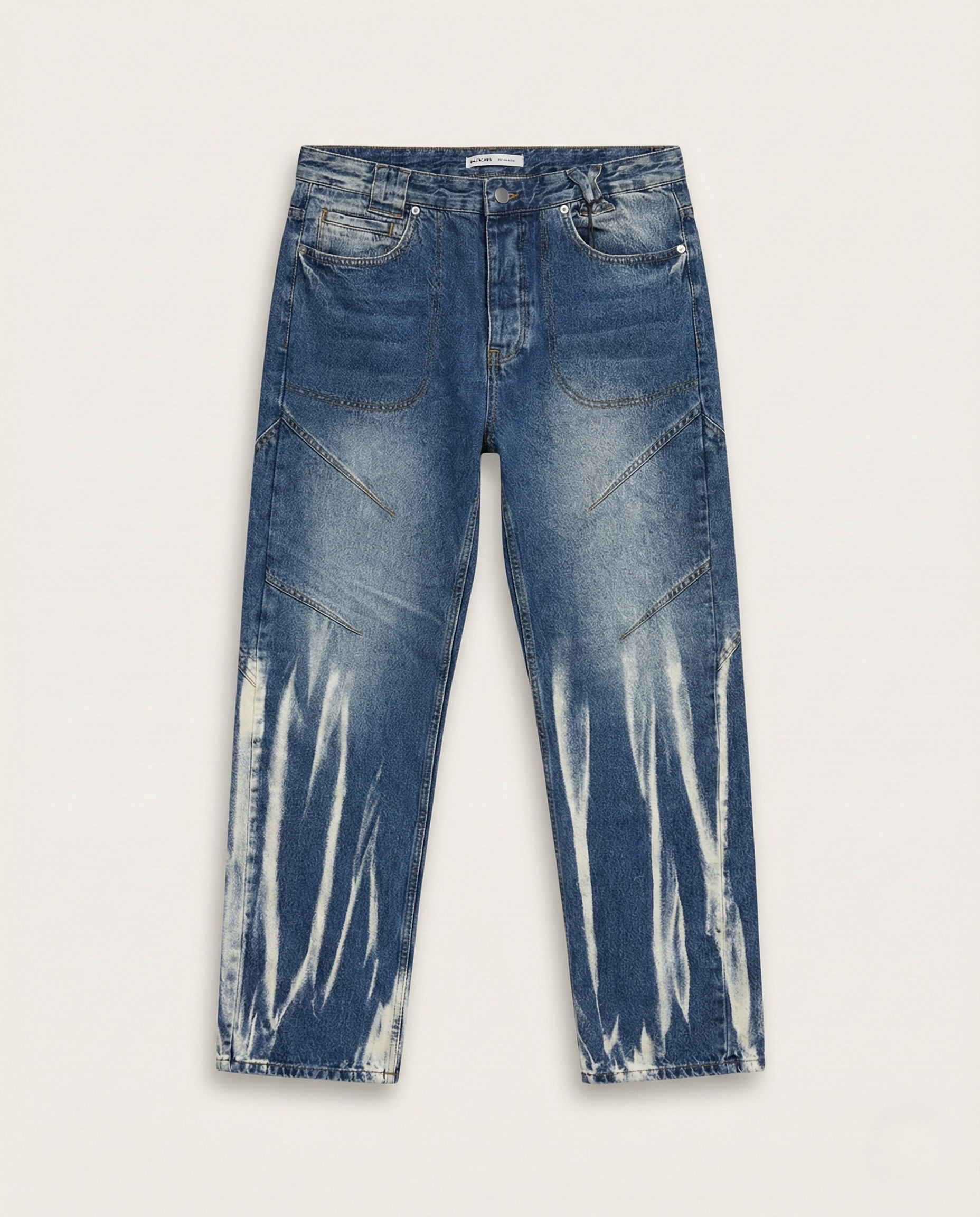 2Y Premium - Abstract Bleach Panel Jeans – Vintage Indigo