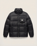 Prada - Re-Nylon Technical Down Jacket with Buckle Detail - Black