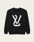 Louis Vuitton LV Arrow Logo Crewneck Sweatshirt - Black