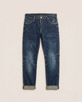Dsquared2 - Paint-Splatter Distressed Slim Jeans | Dark Wash Denim