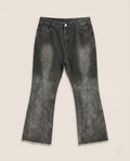 Balenciaga - Panelled Raw-Hem Flared Jeans | Vintage Washed Black