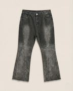 Balenciaga - Panelled Raw-Hem Flared Jeans | Vintage Washed Black