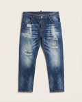 DSQUARED2 - Men’s Slim-Fit Ripped Denim with Paint Splatter Detail