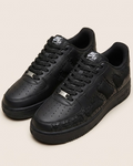Nike - Air Force 1 Low Premium - Triple Black Woven Stitch