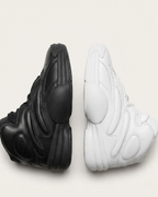 Alexander Wang Black Leather High-Top Sneakers