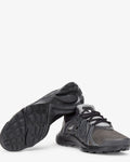 Fendi Flow Sneakers - Dark Grey Mesh & Black Sculpted Logo Cage