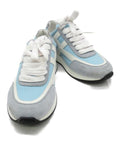 Hermès - "Quicker" Suede & Leather Trainers - Light Blue/Grey