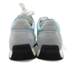 Hermès - "Quicker" Suede & Leather Trainers - Light Blue/Grey