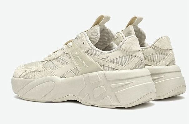 Onitsuka Tiger - Monochrome Chunky Platform Sneakers - Beige/Cream