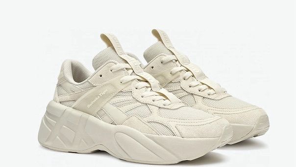 Onitsuka Tiger - Monochrome Chunky Platform Sneakers - Beige/Cream