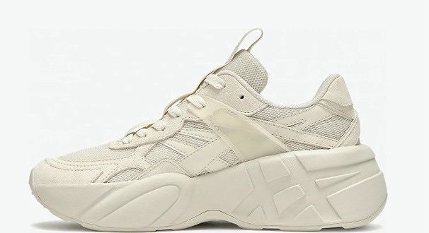 Onitsuka Tiger - Monochrome Chunky Platform Sneakers - Beige/Cream