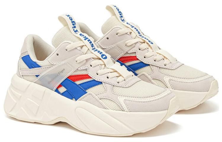 Onitsuka Tiger - P-Trainer Chunky Sneakers - White/Blue/Red