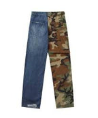 Balenciaga - Hybrid Camouflage & Denim Cargo Jeans