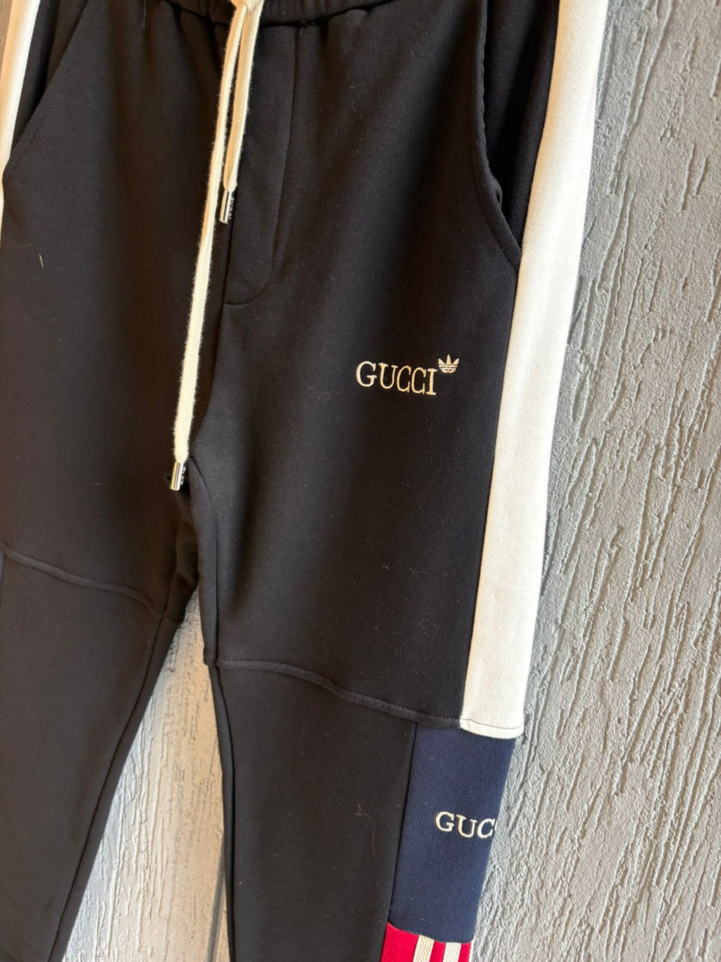 Gucci - Gucci x Adidas Stripe Detail Sweatpants