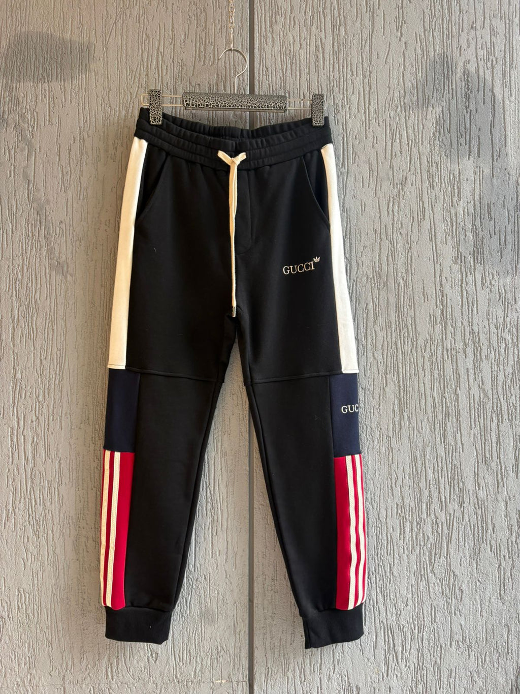 Gucci - Gucci x Adidas Stripe Detail Sweatpants
