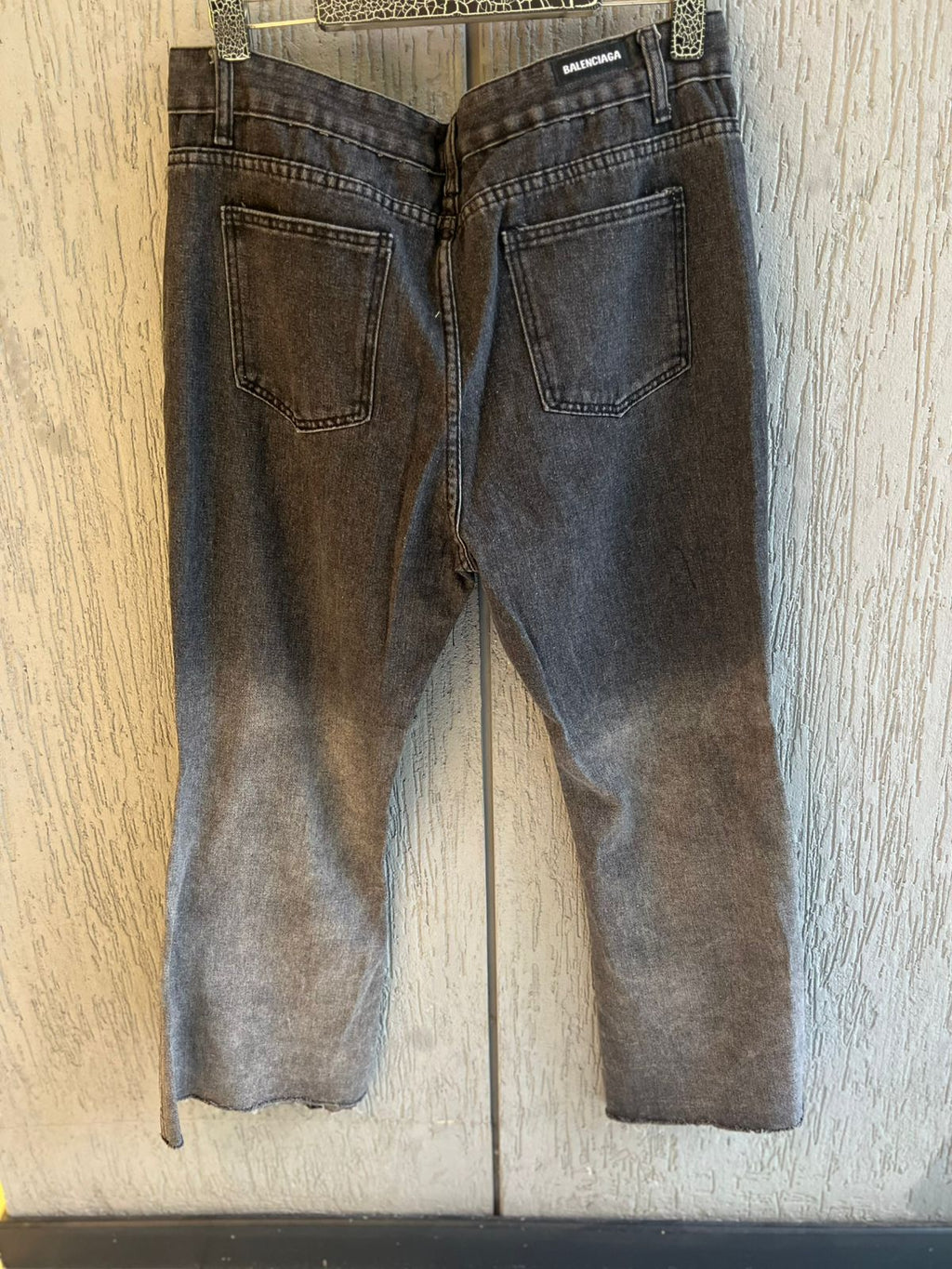 Balenciaga - Panelled Raw-Hem Flared Jeans | Vintage Washed Black