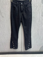 Balenciaga - Snap-Hem Panelled Flared Jeans | Jet Black