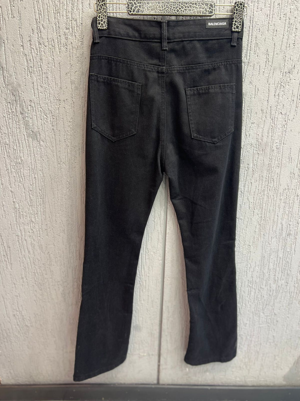 Balenciaga - Snap-Hem Panelled Flared Jeans | Jet Black