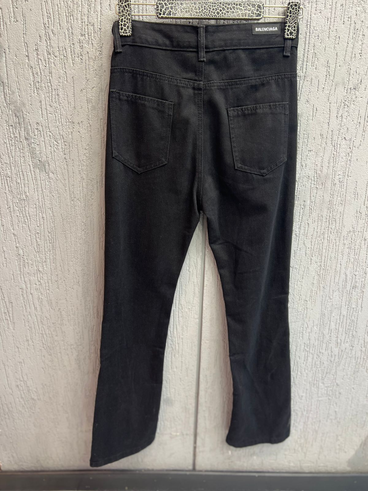 Balenciaga - Snap-Hem Panelled Flared Jeans | Jet Black