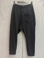 Black Island - Textured Panel Tapered Joggers | Jet Black