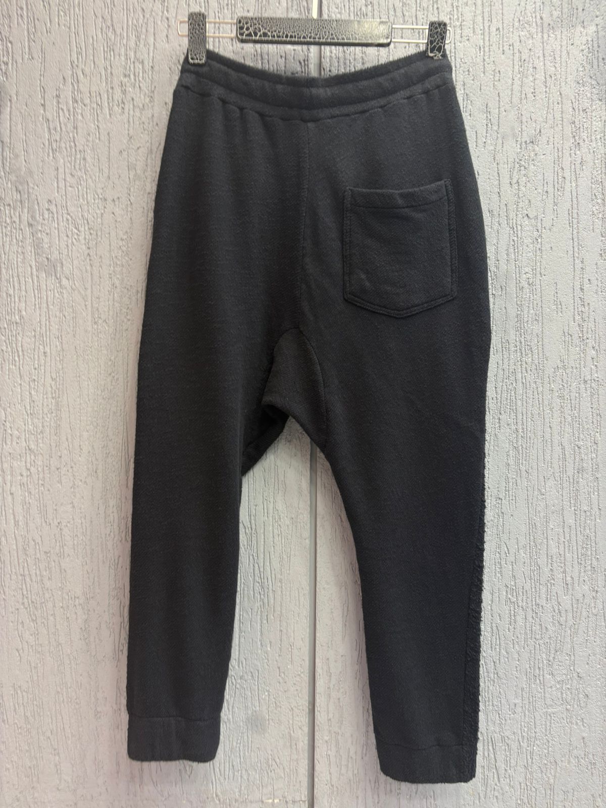 Black Island - Textured Panel Tapered Joggers | Jet Black