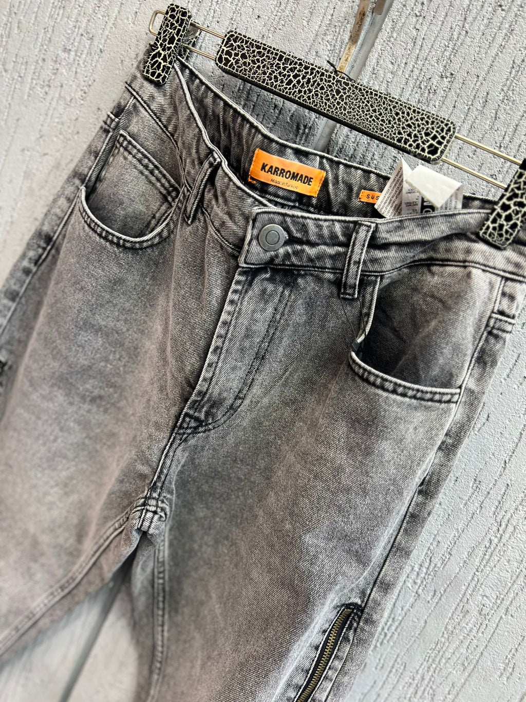 2Y Premium - Extended Side-Zip Jeans | Vintage Acid Grey