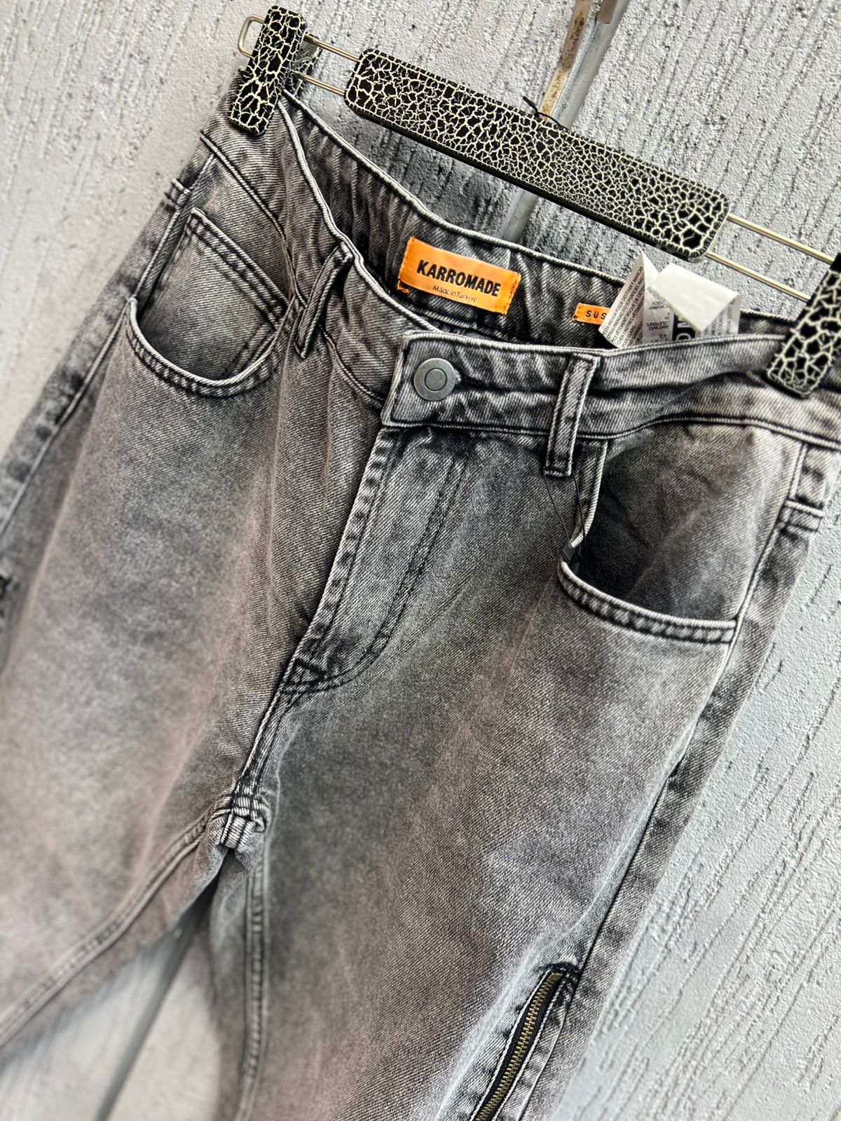 2Y Premium - Extended Side-Zip Jeans | Vintage Acid Grey