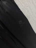 Loro Piana - Embroidered Crest Straight-Leg Track Pants | Jet Black