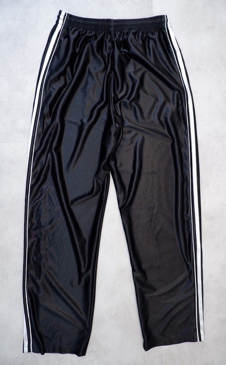Balenciaga - BB Logo Side-Stripe Track Pants | Satin Black