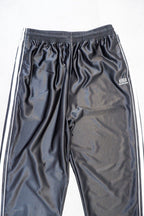 Balenciaga - BB Logo Side-Stripe Track Pants | Satin Black