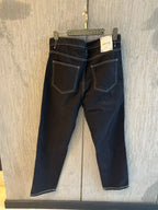 2Y Premium - Contrast Stitch Panelled Jeans | Jet Black