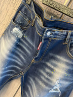DSQUARED2 - Men’s Slim-Fit Ripped Denim with Paint Splatter Detail