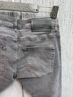 2Y Premium - Distressed Skinny Jeans | Vintage Charcoal Wash
